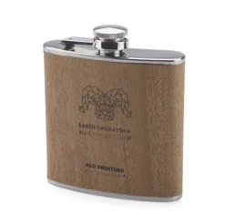Piersiówka RIDLEY 200 ml / Brązowy 16032-09