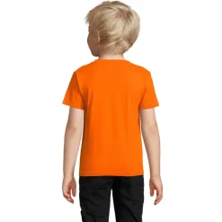 PIONEER Dziecięcy T-SHIRT / Pomaranczowy S03578-OR-L