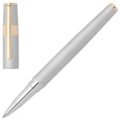 Pióro kulkowe Gear Pinstripe Silver / Gold / Srebrny HSV2855B