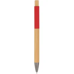 Pióro kulkowe Madrid bamboo / Czerwony LT87752-N0021