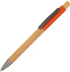 Pióro kulkowe Madrid bamboo / Pomarańczowy LT87752-N0026