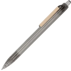 Pióro kulkowe, spinacz do papieru / Transparentny / ciemnoniebieski LT87822-N0410