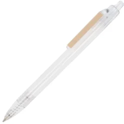 Pióro kulkowe, spinacz do papieru / Transparentny / biały LT87822-N0401