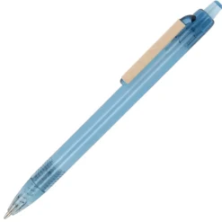 Pióro kulkowe, spinacz do papieru / Transparentny / niebieski LT87822-N0411
