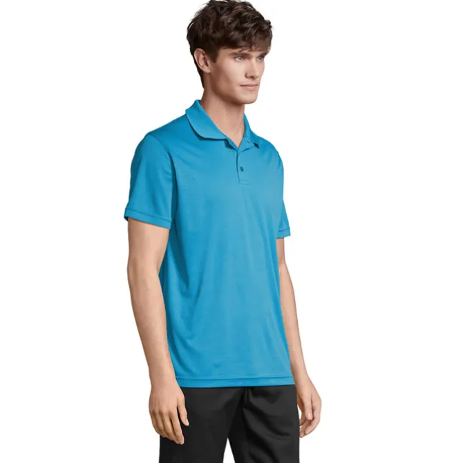 PITCHER UNISEX POLO / Aqua S04442-AQ-L