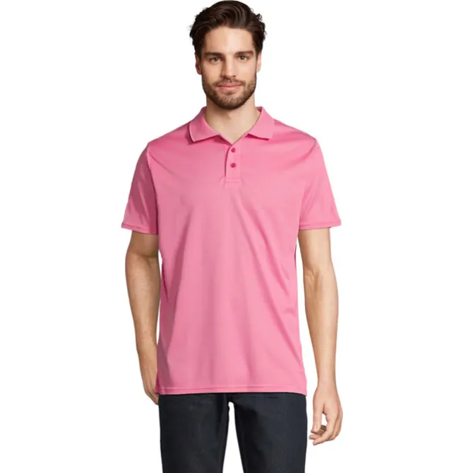 PITCHER UNISEX POLO / Ribbon Pink S04442-PI-XL