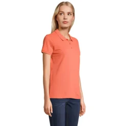 PLANET Damskie POLO 170g / Pop Orange S03575-PO-S