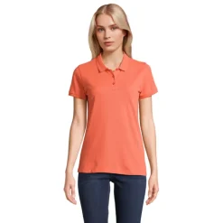 PLANET Damskie POLO 170g / Pop Orange S03575-PO-S