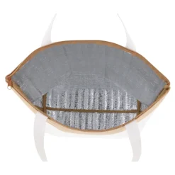 Plażowa torba chłodząca bawełna/juta 43x33x14 cm / Ecru LT95267-N0054