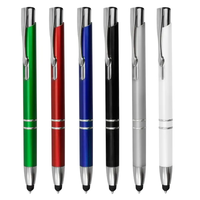 Plastikowy długopis z touchpenem / Strix / Dark Red IP13148053