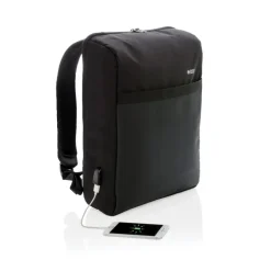 Plecak chroniący przed kieszonkowcami Swiss Peak / Czarny P762.371