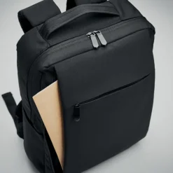 Plecak na komputer z 300D RPET / Czarny MO6328-03