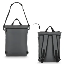 Plecak na laptopa PU Kyiv 28 x 42 x 12,5 cm / Szary LT95342-N0061