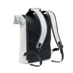 Plecak na laptopa PU rolltop / Bialy MO2230-06