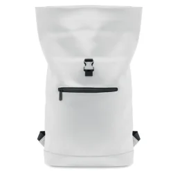 Plecak na laptopa PU rolltop / Bialy MO2230-06