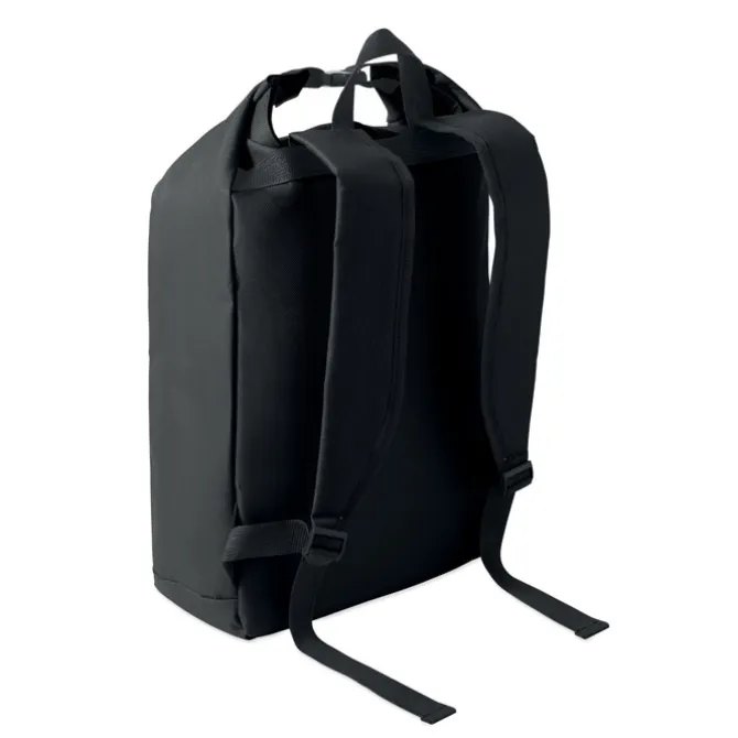 Plecak na laptopa 15'' rolltop / Czarny MO2969-03