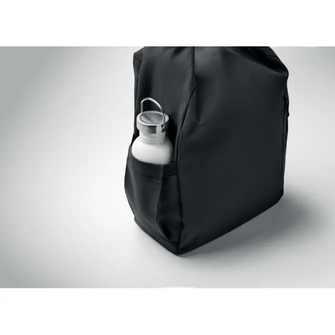 Plecak na laptopa 15'' rolltop / Czarny MO2969-03