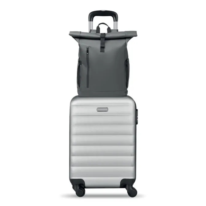 Plecak na laptopa Rolltop 600D / Kamienny Szary MO2643-15