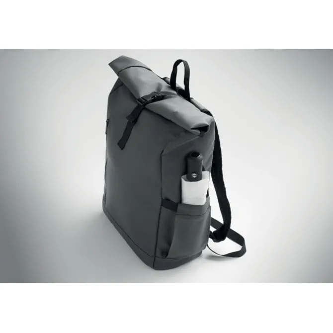 Plecak na laptopa Rolltop 600D / Kamienny Szary MO2643-15