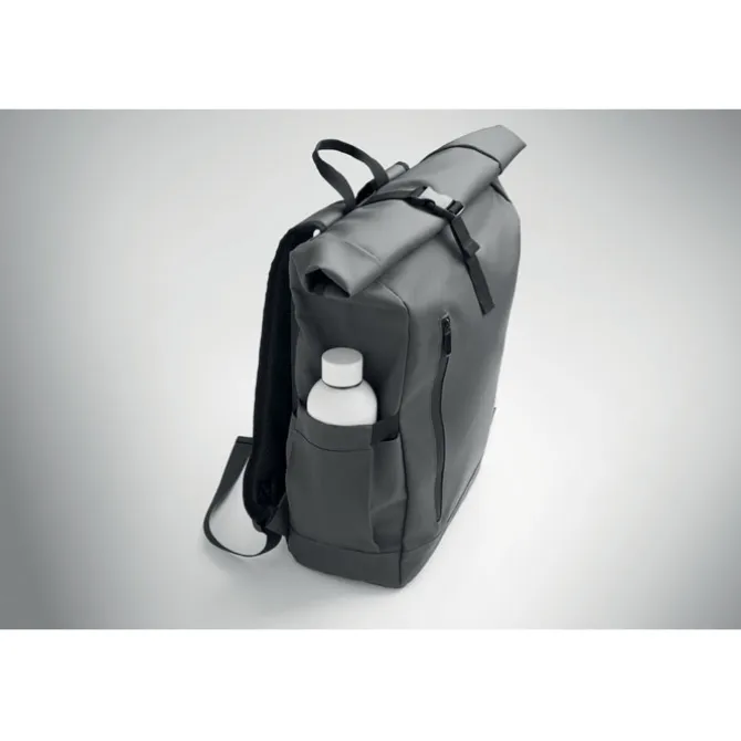 Plecak na laptopa Rolltop 600D / Kamienny Szary MO2643-15