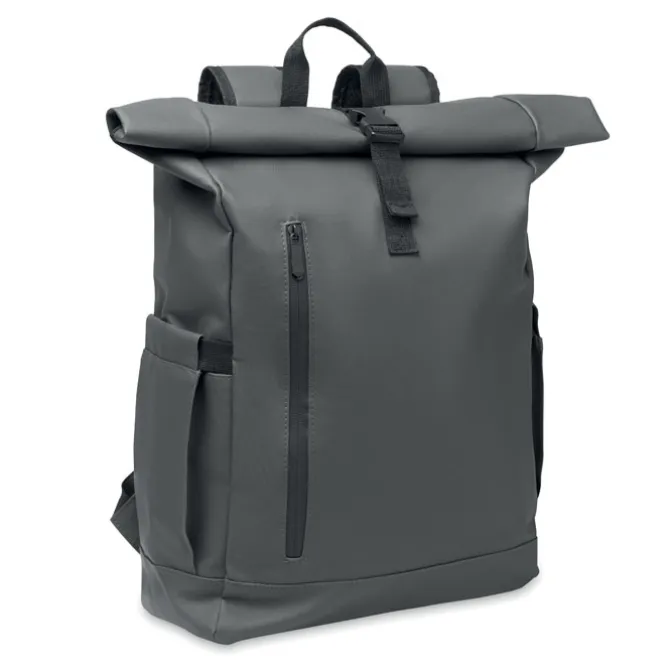 Plecak na laptopa Rolltop 600D / Kamienny Szary MO2643-15