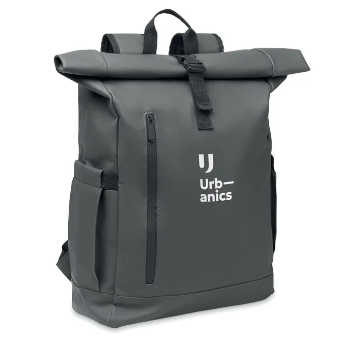 Plecak na laptopa Rolltop 600D / Kamienny Szary MO2643-15