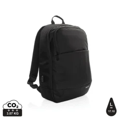 Plecak na laptopa 15,6" Swiss Peak AWARE™ RPET / Czarny P763.101