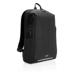 Plecak na laptopa Swiss Peak AWARE™, ochrona RFID / Czarny P763.161