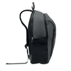 Plecak na laptop 15" z PU / Kamienny Szary MO2684-15