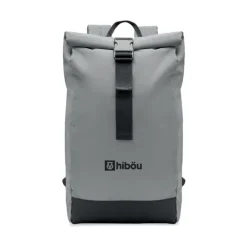 Plecak odblaskowy Rolltop / Srebrny mat MO2056-16