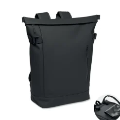 Plecak rowerowy PU na laptopa 20L / Czarny MO3217-03