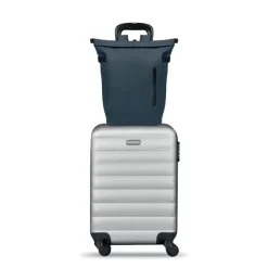Plecak rowerowy PU na laptopa 20L / Niebieski MO3217-04