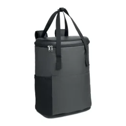 Plecak termiczny 600D RPET / Kamienny Szary MO2832-15