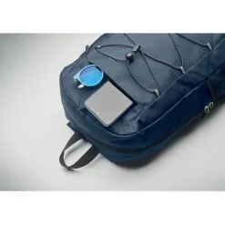 Plecak z poliestru 600D RPET / Francuski Granat MO2491-85