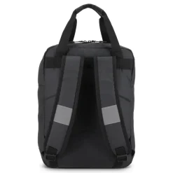Plecak z powłoką PU, wykonany z materiału R-PET 600D, 27,5 x 12 x 37,5 cm, 12 l / Ciemnoniebieski LT95362-N0010