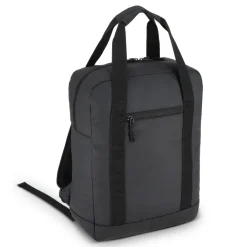 Plecak z powłoką PU, wykonany z materiału R-PET 600D, 27,5 x 12 x 37,5 cm, 12 l / Ciemnoniebieski LT95362-N0010
