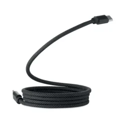 Pleciony kabel magnetycznyRPET / Czarny MO2778-03