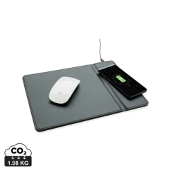 Podkładka pod mysz, ładowarka bezprzewodowa 5W / Czarny P308.941