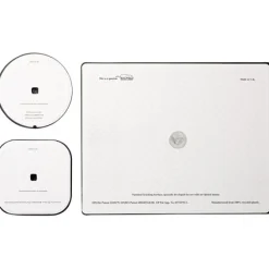 Podkładka pod mysz Brite-Mat® w zestawie z podkładkami pod kubek combo 1 / Czarny 21052600
