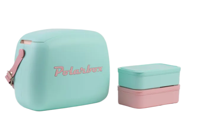 Polarbox lodówka 6L z 2 pojemnikami / Matcha – Złoty PBX69344