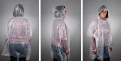 Poncho przeciwdeszczowe FLUXY / Biały 37200-01