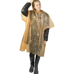 Poncho przeciwdeszczowe Ziva / Pomarańczowy 10042905