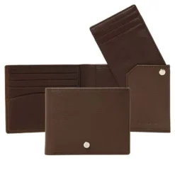 Portfel Button Black / Brązowy FLW326Y