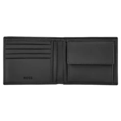 Portfel Double B Saffiano Grey / Czarny HLM526A