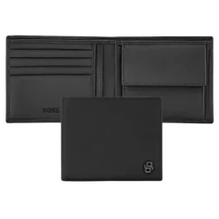 Portfel Double B Saffiano Grey / Czarny HLM526A