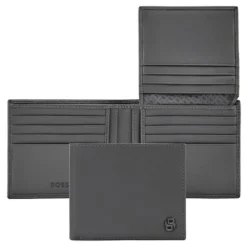 Portfel na karty Double B Saffiano Grey / Szary HLY526H
