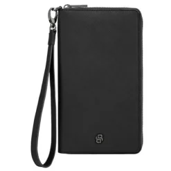 Portfel podróżny Double B Saffiano Grey / Czarny HLL526A