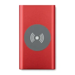 Powerbank bezprzewodowy / Czerwony MO9498-05