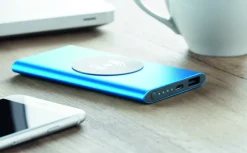 Powerbank bezprzewodowy / Granatowy MO9498-04