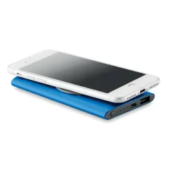 Powerbank bezprzewodowy / Niebieski MO9498-37